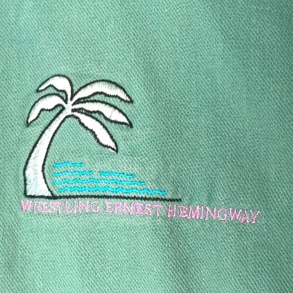 VTG Wek the World Embroidered Sweatshirt Pastel Size 2 (XL) Made in USA Preppy - Picture 4 of 7